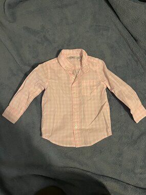 Janie and Jack Gingham Button-Down Top 18-24mo